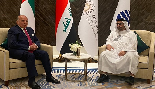 العراق والإمارات يؤكدان على تعزيز التعاون بين البلدين