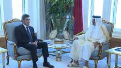 أمير قطر والبارزاني يؤكدان على تعزيز التعاون بين الدوحة وأربيل