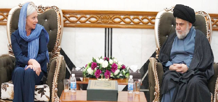 بلاسخارت والصدر يؤكدان على الإسراع في المصادقة على النتائج الانتخابية