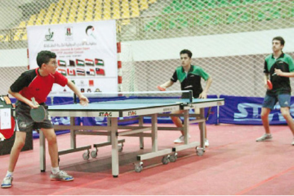 إنطلاق بطولة العراق الدولية للناشئات والشابات بكرة الطاولة في السليمانية
