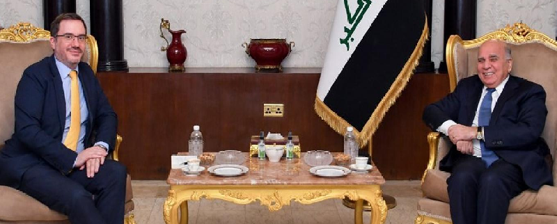 العراق وبريطانيا يؤكدان على تعزيز العلاقات بين البلدين