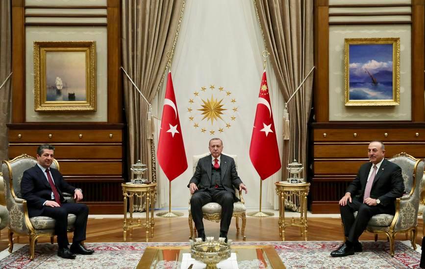 مسرور لأرودغان:تصدير النفط إلى تركيا لن يتوقف والإقليم لايحترم قرار المحكمة الاتحادية