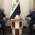 الكاظمي والعامري يبحثان حل الأزمة الصدرية الإطارية