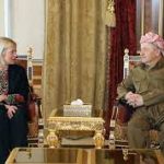 بارزاني وبلاسخارت يؤكدان على الحل السياسي للأزمة الصدرية الإطارية