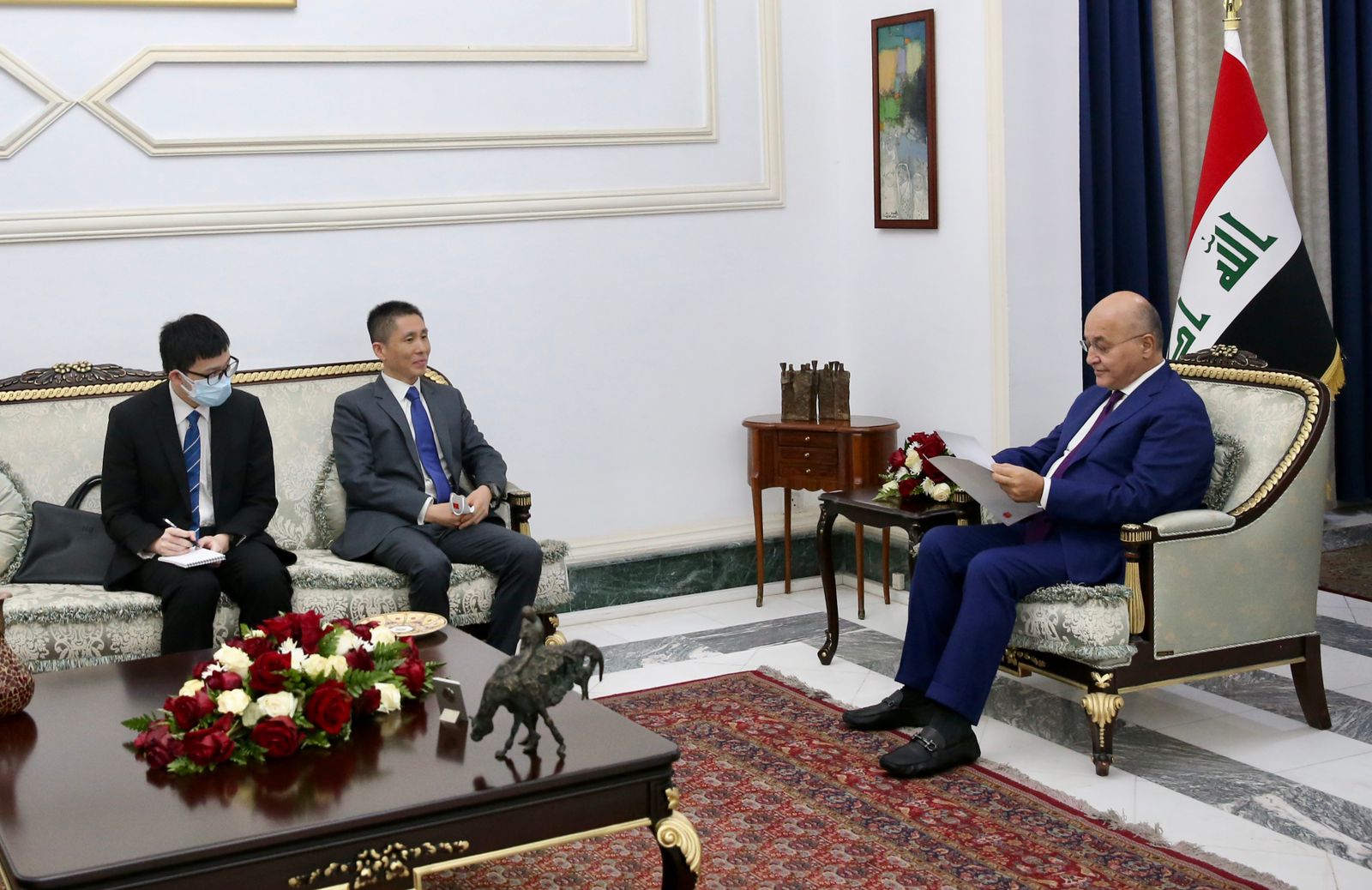 العراق والصين يؤكدان على تعزيز التعاون الاقتصادي بينهما