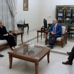 صالح وبلاسخارت يؤكدان على أهمية الخروج من الأزمة السياسية