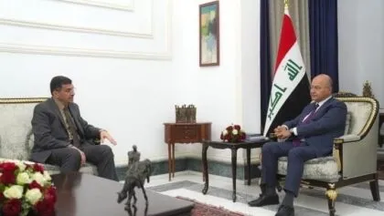 صالح يؤكد على تحقيق حصة العراق المائية