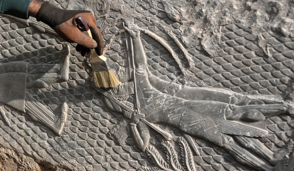 اكتشاف جداريات في الموصل عمرها 2700 سنة
