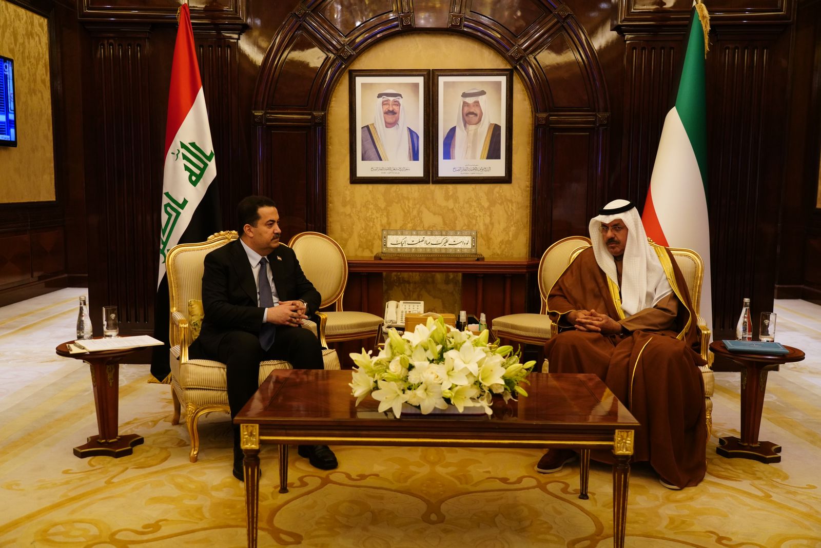الكويت تعلن عن استعدادها للتعاون مع العراق في كافة المجالات
