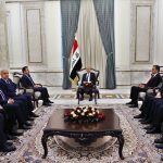 رشيد لوفد الإقليم:تعزيز الحوار بين بغداد وأربيل كفيل بحل المشاكل العالقة