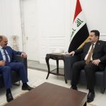 رئيس مجلس الوزراء السيد محمد شياع السوداني يستقبل نقيب الصحفيين العراقيين، رئيس اتحاد الصحفيين العرب