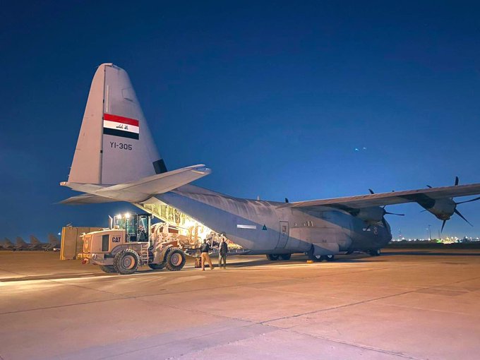 العراق يفتح جسراً جوياً إلى سوريا لإرسال المساعدات الإغاثية العاجلة جراء الزلزال المدمر