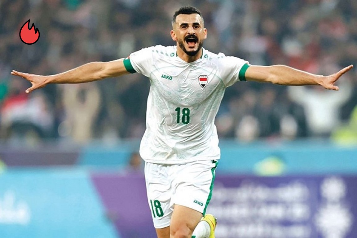 أيمن حسين من أفضل المهاجمين في بطولة كأس آسيا
