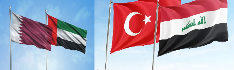 التوقيع على إتفاق رباعي بين العراق وتركيا وقطر والإمارات في الطاقة والنقل