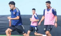 المنتخب العراقي يباشر بتدريباته استعدادا للقاء نظيره الاردني