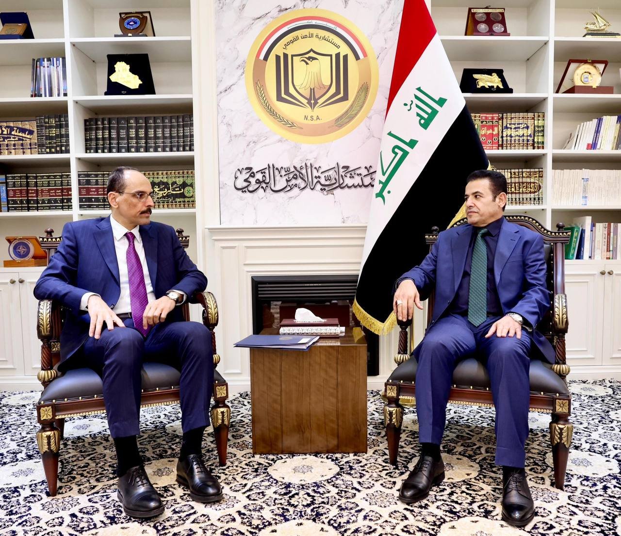 العراق وتركيا يؤكدان على تعزيز التعاون الأمني بين البلدين وقوات الأخيرة محتلة شمال البلاد