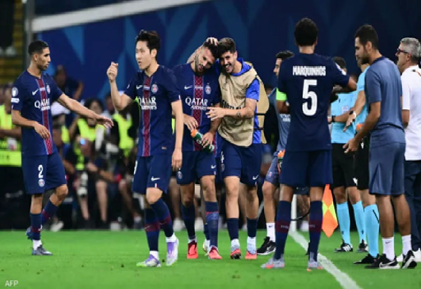 سان جيرمان بطل السوبر الأوروبي