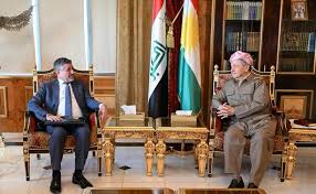 البارزاني وفاغن يبحثان رواتب الإقليم وتصدير النفط