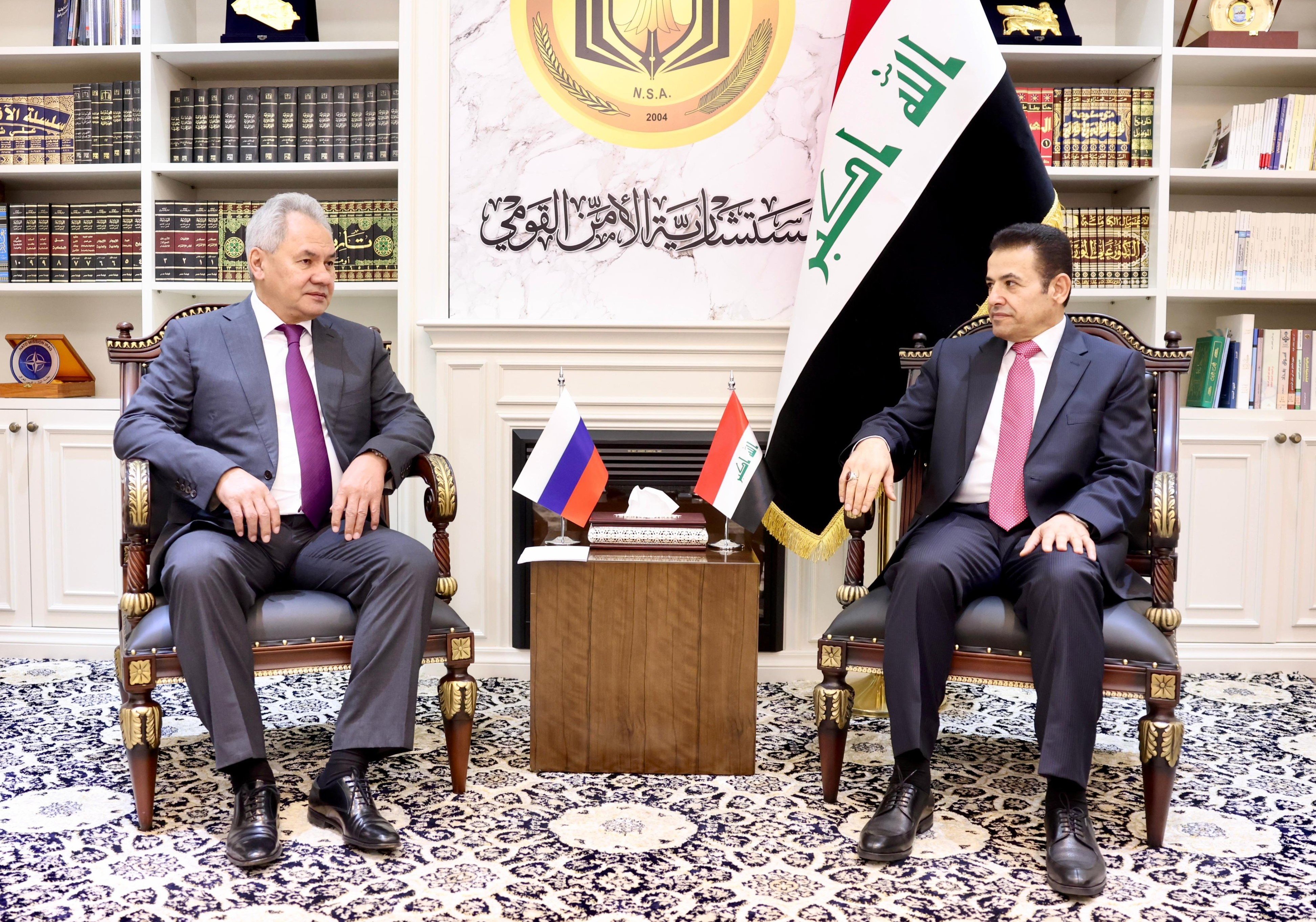 العراق يجدد التأكيد على تعزيز التعاون الأمني والعسكري مع روسيا