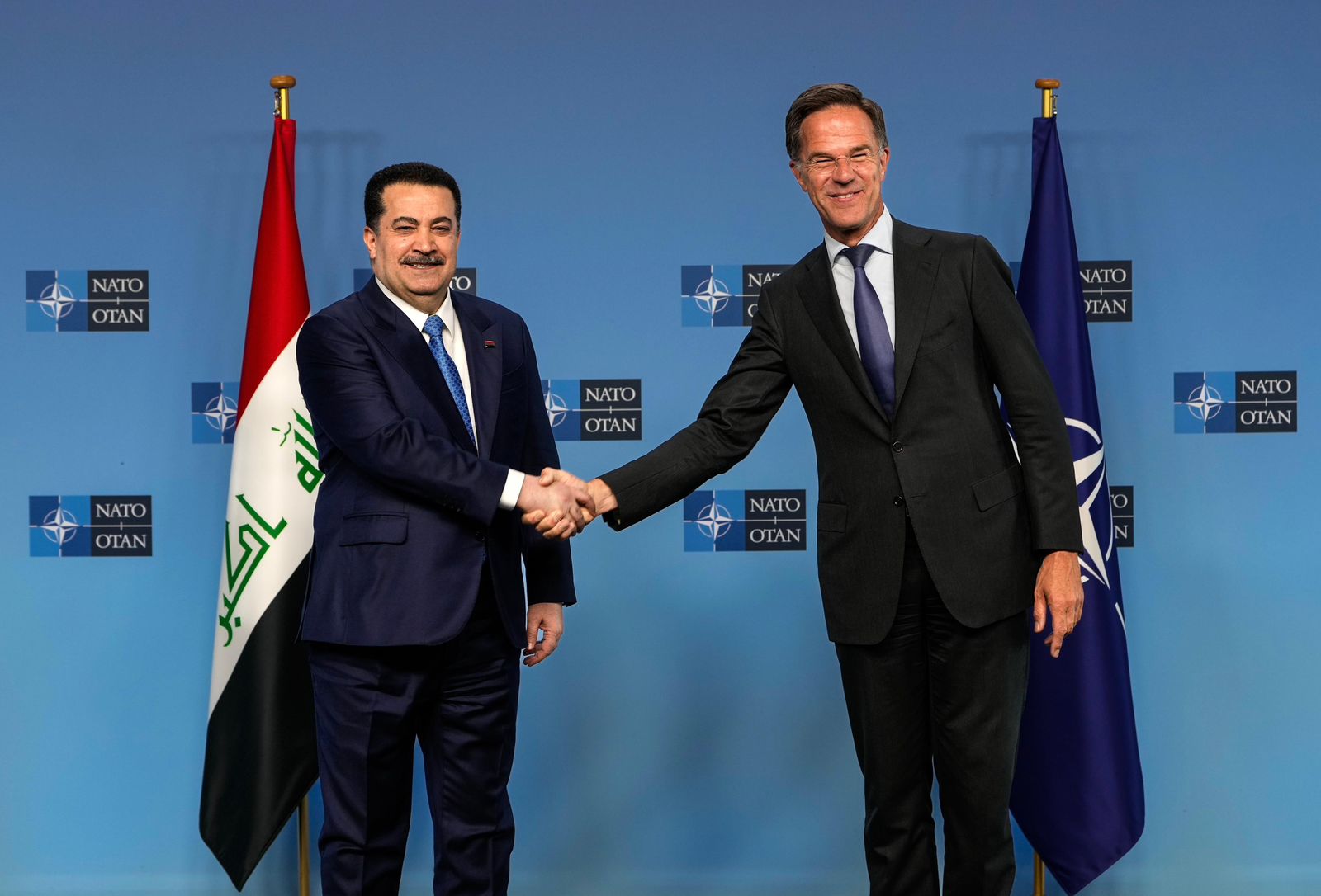 الزعيم الإطاري محمد السوداني:العراق شريك اقليمي لحلف الناتو