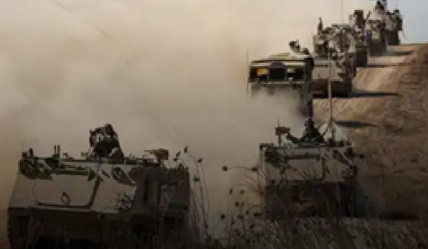 الجيش الإسرائيلي يجتاح غزة