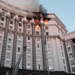 قصف جوي روسي على مقر الحكومة الأوكرانية