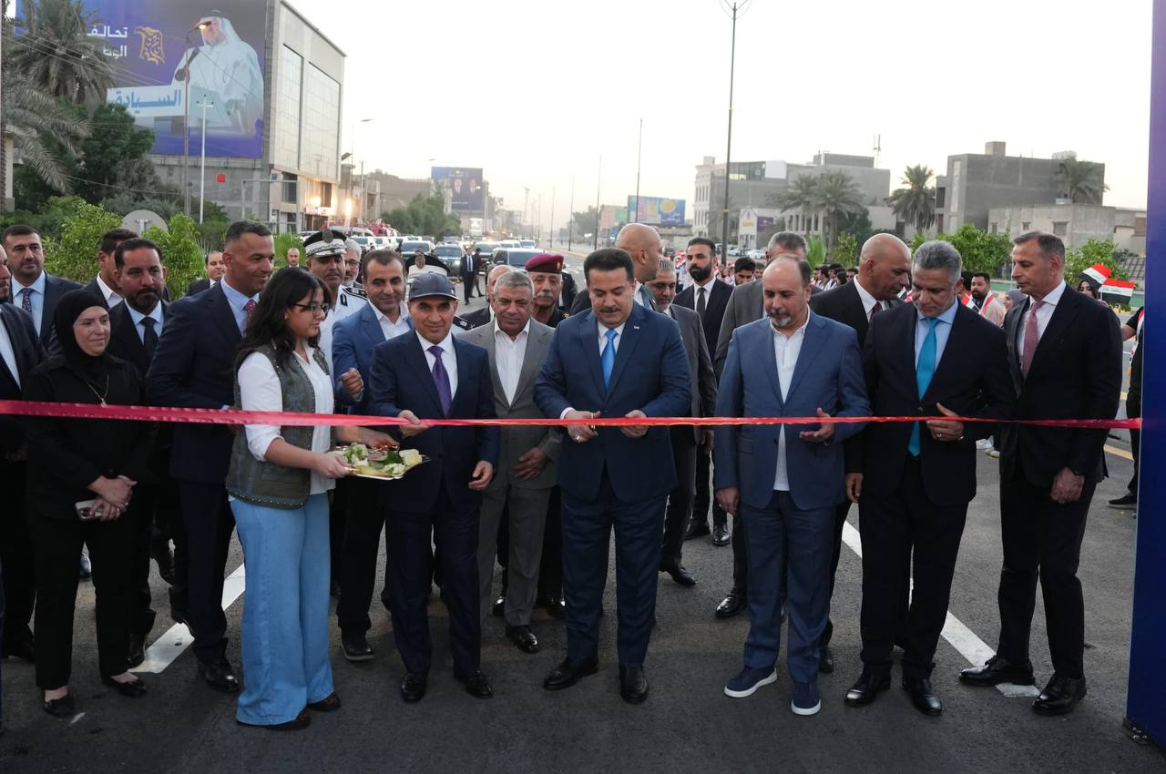 السوداني يفتتح مجسرات الطلائع في بغداد