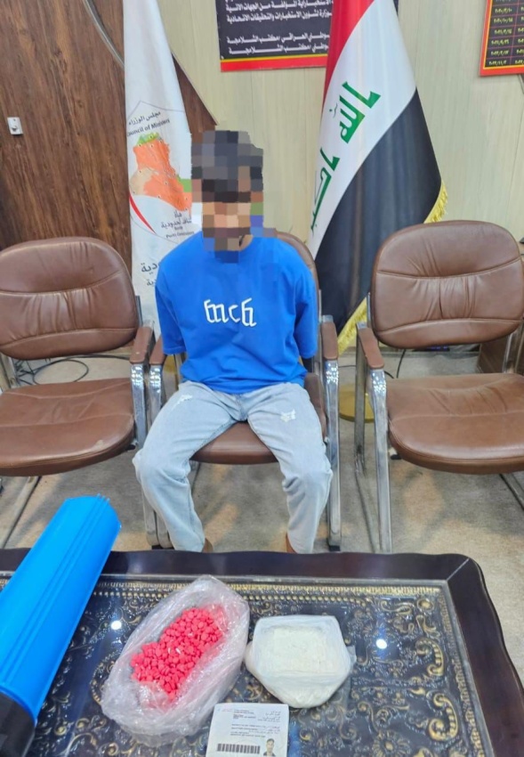 القاء القبض على إيراني في منفذ الشلامجة بحوزته نصف كغم من المخدرات