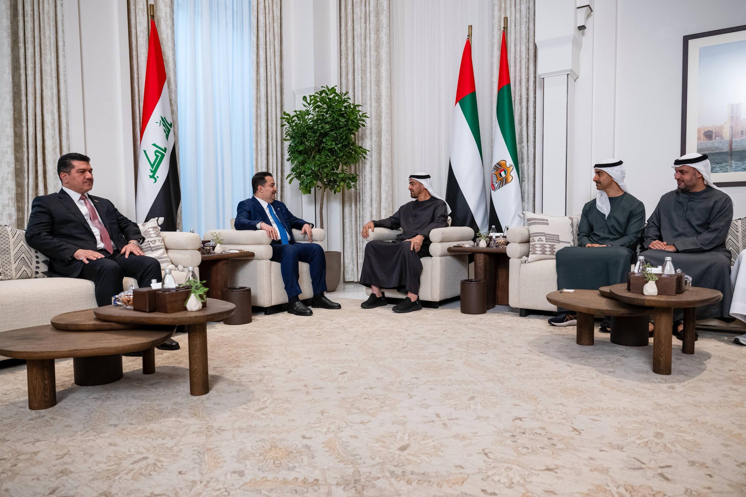 العراق والإمارات يؤكدان على تعزيز العلاقات الاقتصادية بينهما