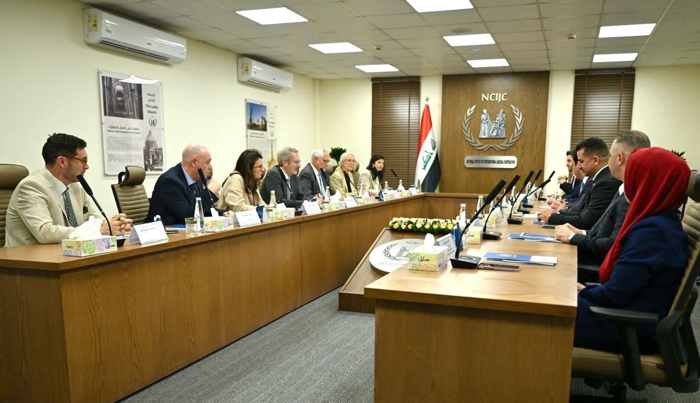 العراق والاتحاد الاوروبي يؤكدان على تعزيز التعاون القضائي