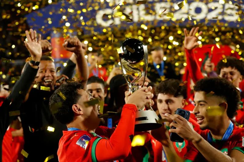 المنتخب المغربي لكرة القدم يتربع على عرش كأس العالم للشباب 2025
