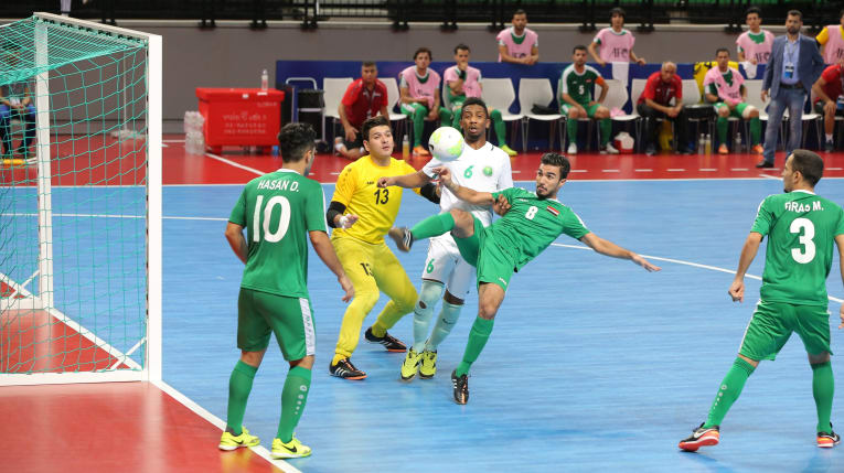 المنتخب العراقي لكرة الصالات يلاقي نظيره الباكستاني ضمن بطولة تصفيات كأس آسيا