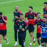 المنتخب العراقي يباشر بتدريباته استعدادا لمواجهة نظيره الإماراتي