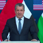 البارزاني:ندعم سياسة ترامب تحقيق السلام بالقوة