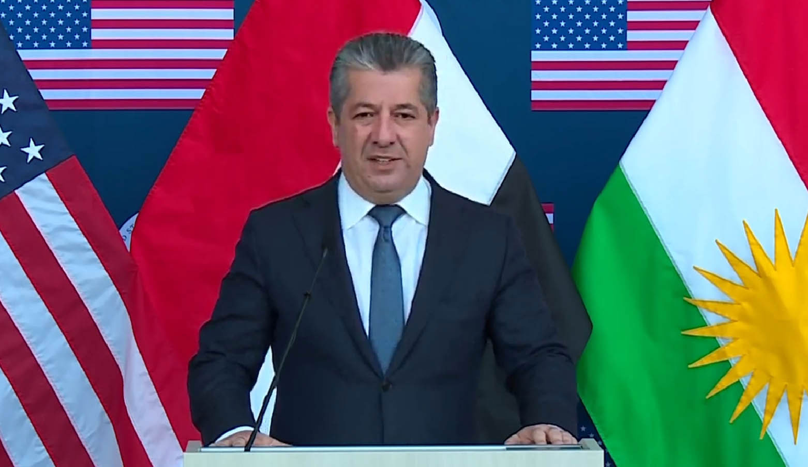 البارزاني:ندعم سياسة ترامب تحقيق السلام بالقوة