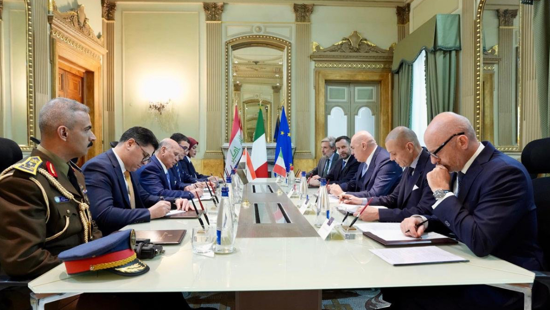 العراق وإيطاليا يؤكدان على تعزيز التعاون بينهما