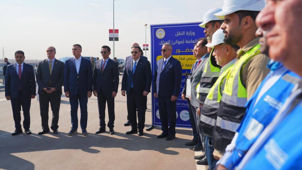 الموانئ العراقية:افتتاح المقطع الأول من طريق التنمية من قبل السوداني