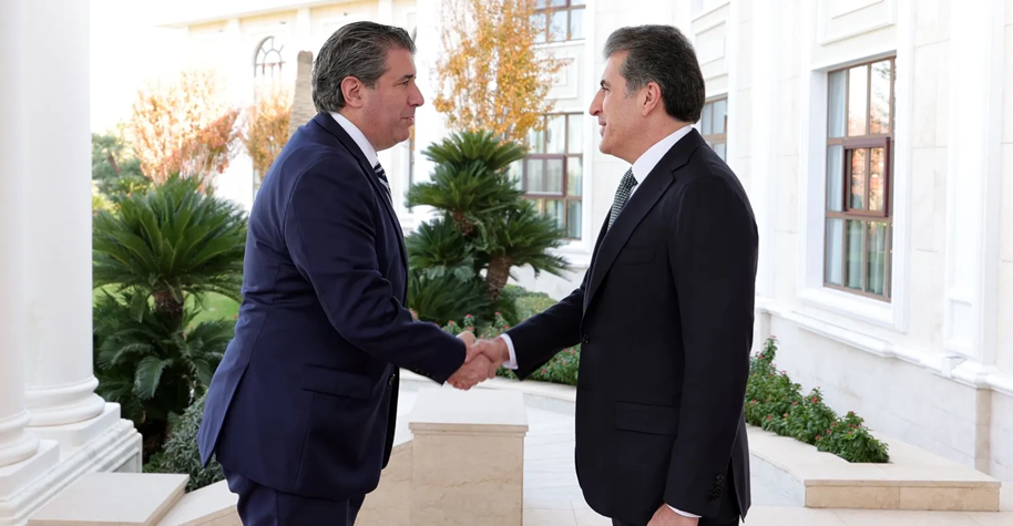 نيجيرفان يستقبل نائب وزير الخارجية الأمريكية (مايكل ريغاس)