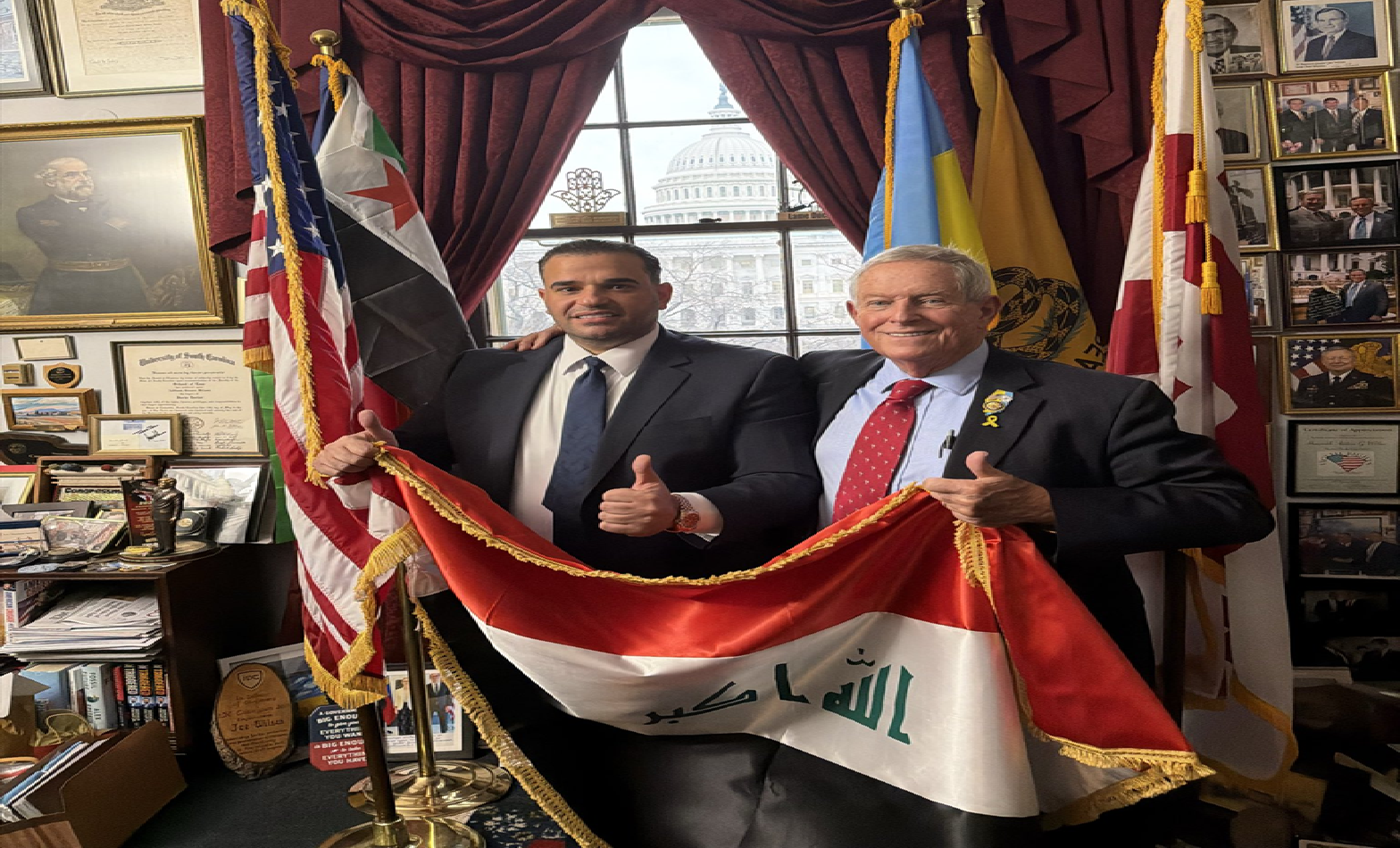 ويلسون وسافايا يؤكدان على تحرير العراق من إيران الإرهاب