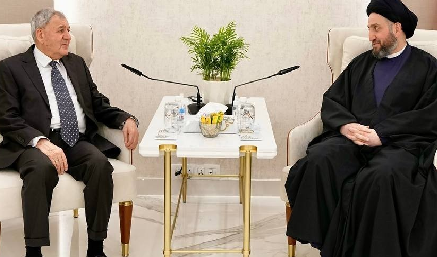 رشيد والحكيم يؤكدان على الرضا في توزيع حصص الرئاسات الثلاث