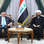 وزير الخارجية يلتقي بالمصنف بالإرهاب الأجنبي والعقوبات الأمريكية المدعو الخزعلي!