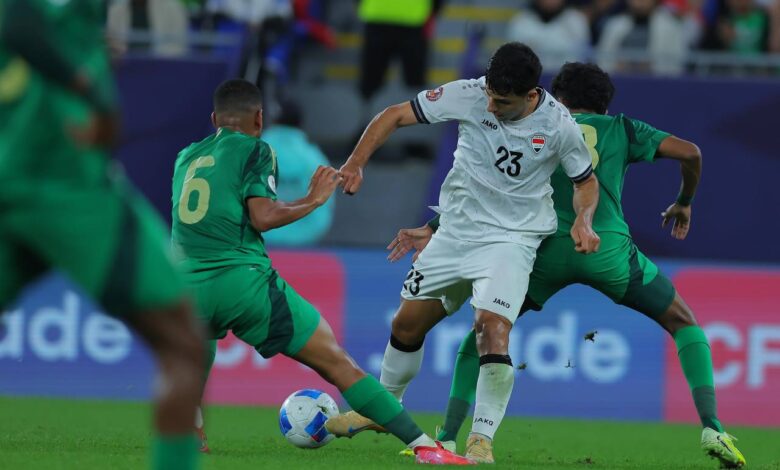 خسارة الفريق الأولمبي العراقي أمام السعودية في بطولة كأس الخليج لكرة القدم تحت 23 سنة
