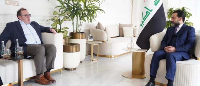 الحلبوسي وهاريس يناقشان تشكيل الحكومة المقبلة