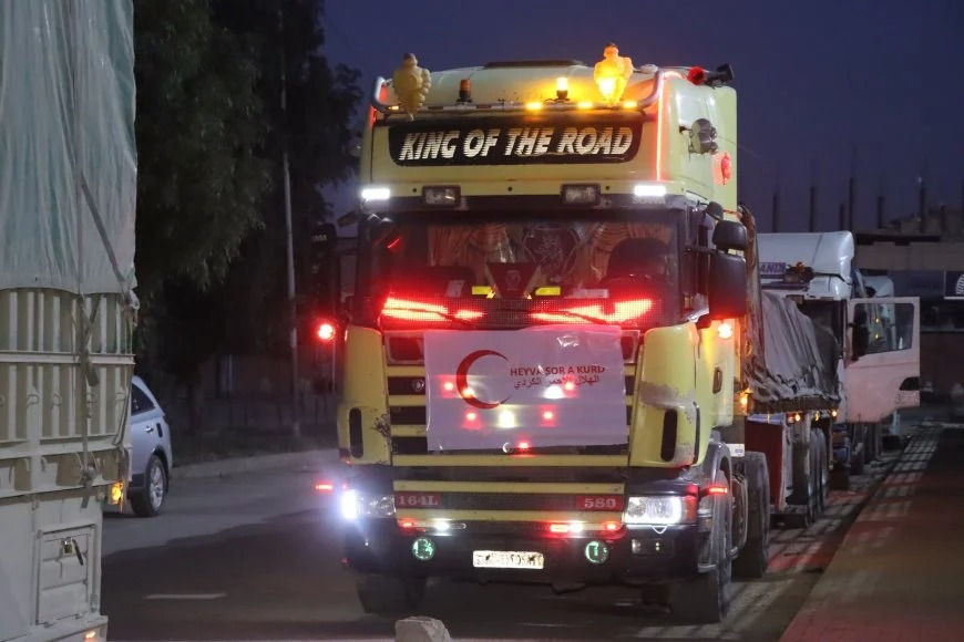 مساعدات طبية وغذائية الى قوات “قسد” الانفصالية من حكومة بارزاني