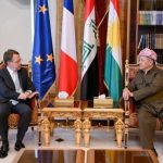 البارزاني والسفير الفرنسي يبحثان تعزيز العلاقات بين باريس وأربيل