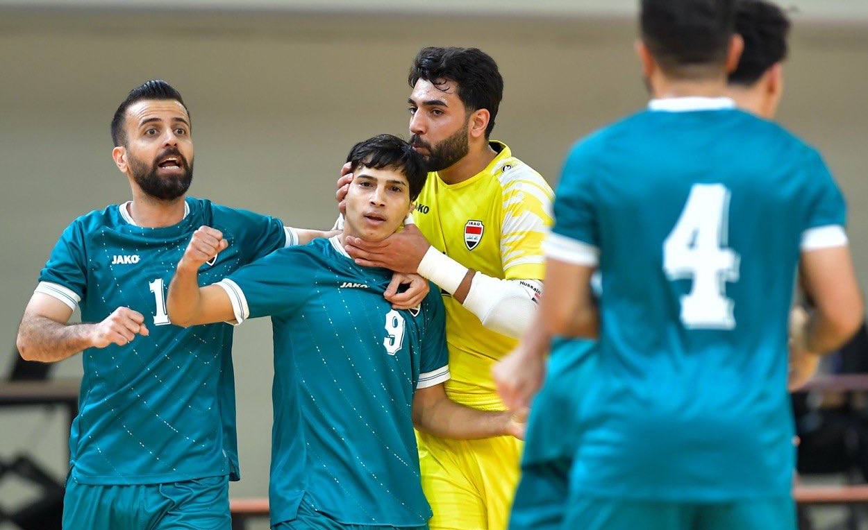 فوز المنتخب العراقي للصالات في نهائيات كأس آسيا الـ22