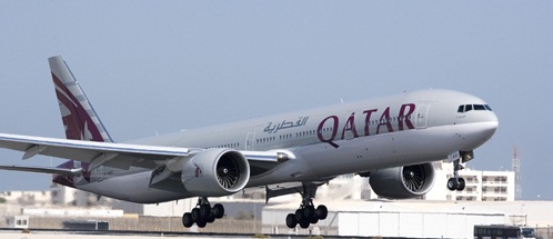 هبوط أول طائرة قطرية في مطار النجف الدولي