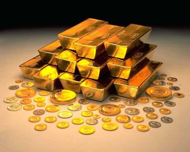 أسعار الذهب تبدد مكاسبها متجهه نحو الهبوط