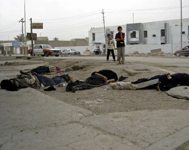 العثور على 10 جثث مجهولة الهوية جنوب شرقي بغداد