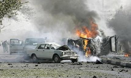 مقتل واصابة (13) شخصا في انفجار سيارة مفخخة شرق كركوك